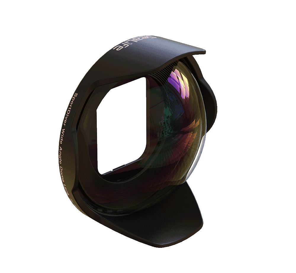 6”/15cm Wide Angle Dome Lens for SportDiver - Scuba Grabbers