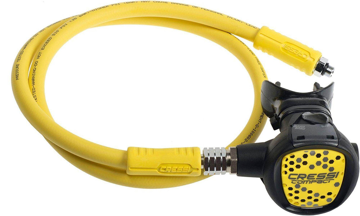 Cressi LP Yellow Hose - Scuba Grabbers