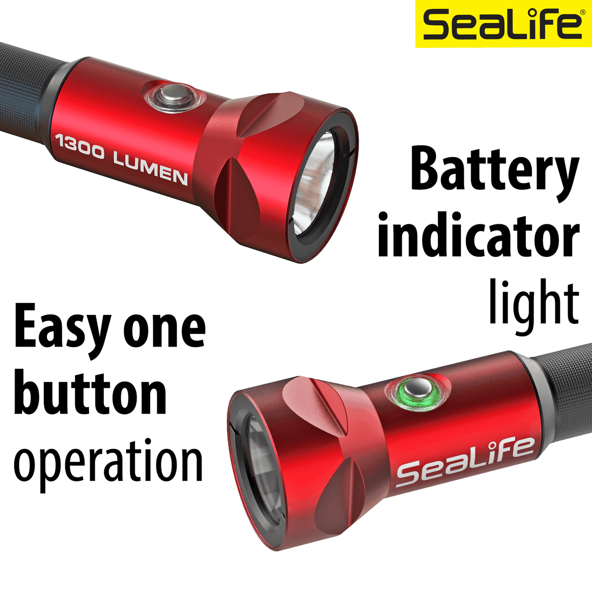Sea Dragon Mini 1300s Power Kit - Scuba Grabbers