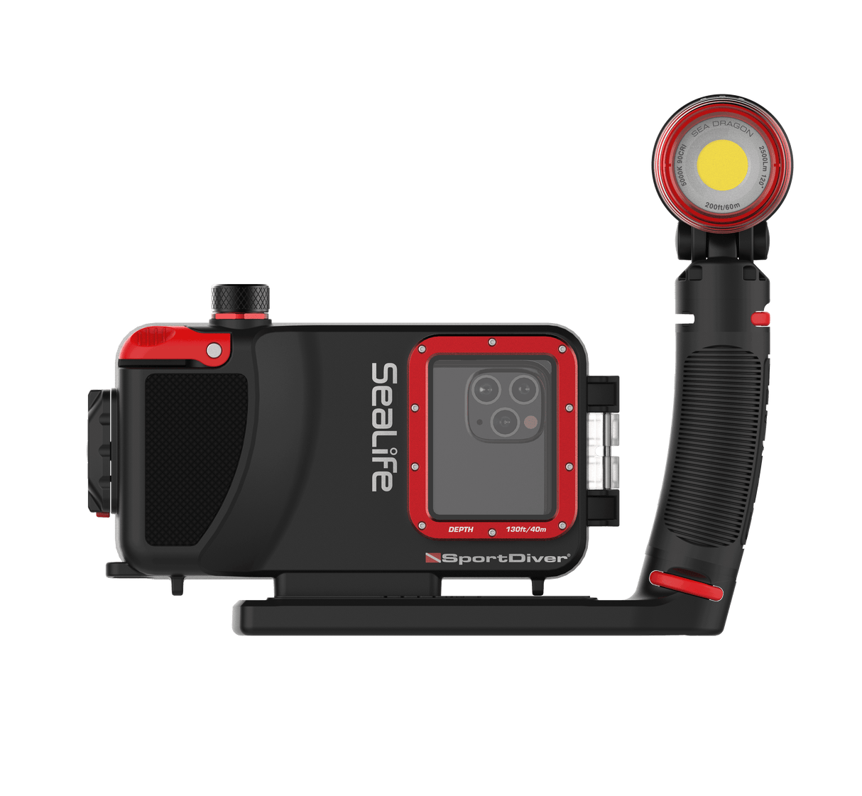 SportDiver Pro 2500 Set for iPhone & Android - Scuba Grabbers