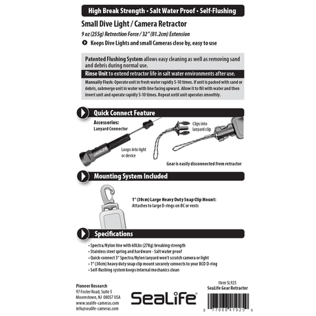 SeaLife Gear Retractor - Scuba Grabbers